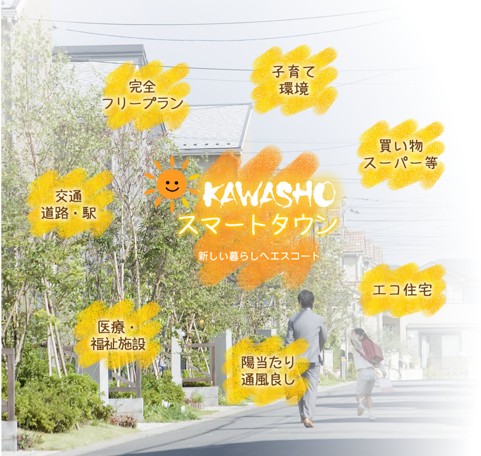 KAWASHOスマートタウン「新しい暮らしへエコスタート」