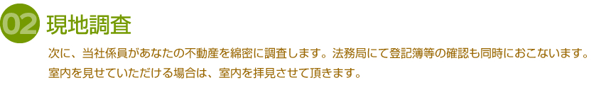 現地調査