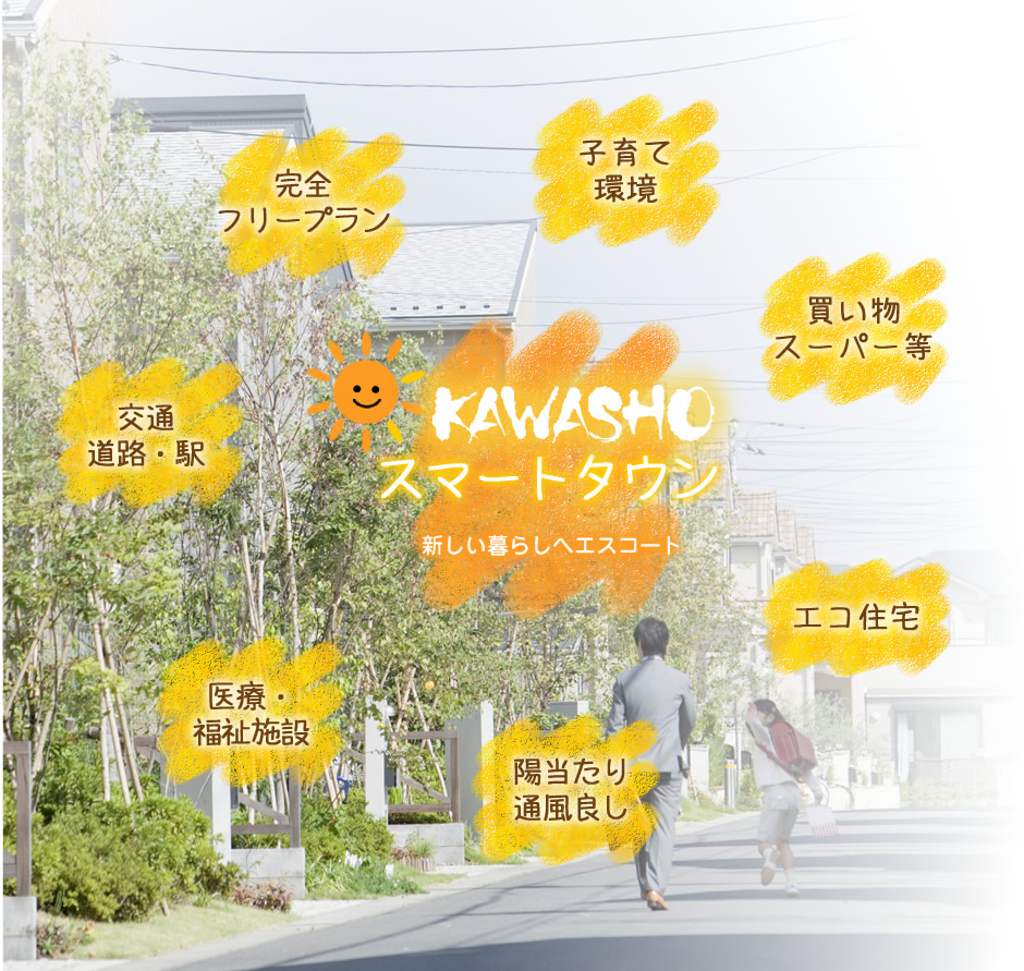 KAWASHOスマートタウン「新しい暮らしへエコスタート」