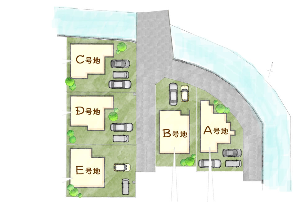 スマートタウン四日町　建物プラン間取り図